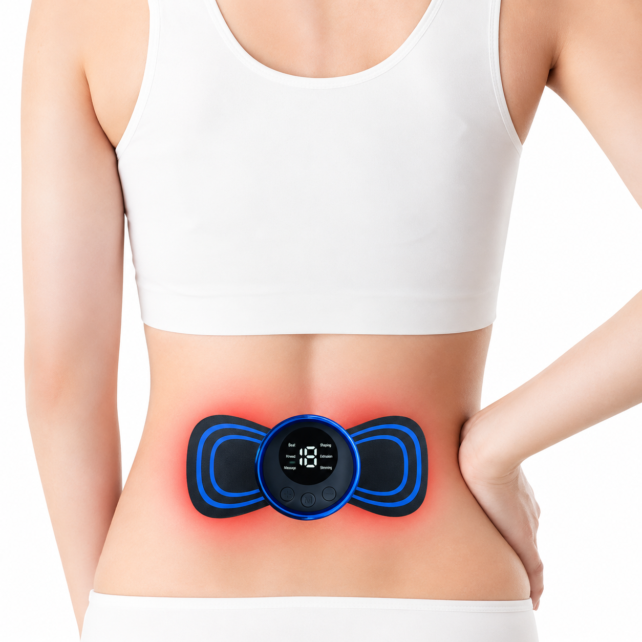 Mini Massager with 8 Modes and 19 Strength Levels,Rechargeable Electric Massager for Shoulder,Arms,Legs,Back Pain for Men and Women