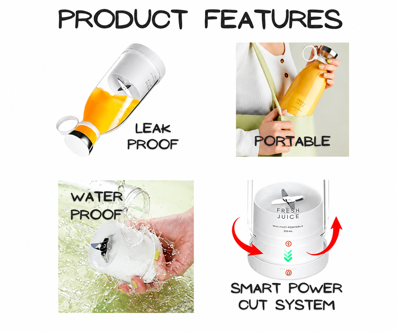 Portable Mini Blender for Fresh Juice