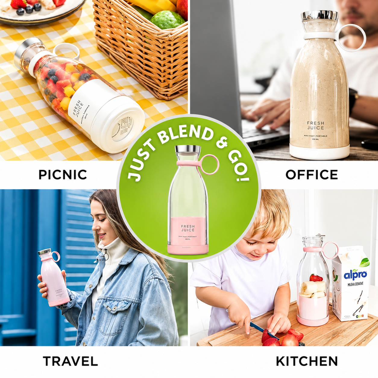 Portable Mini Blender for Fresh Juice
