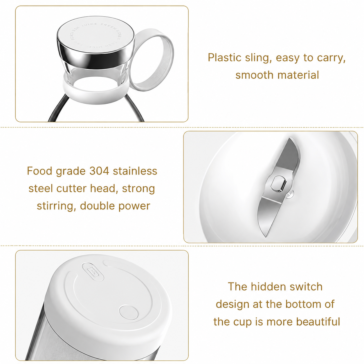 Portable Mini Blender for Fresh Juice