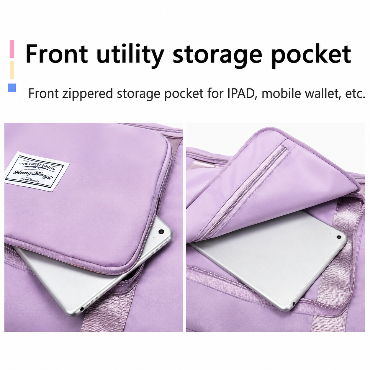 Expandable Folding Travel Bag for Women, Luggage Bag for Travel (Multicolor)