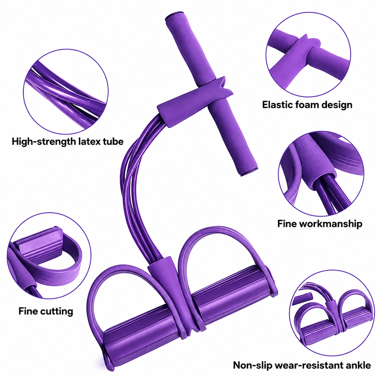 Yoga Pedal Puller Resistance Band Fitness Equipment