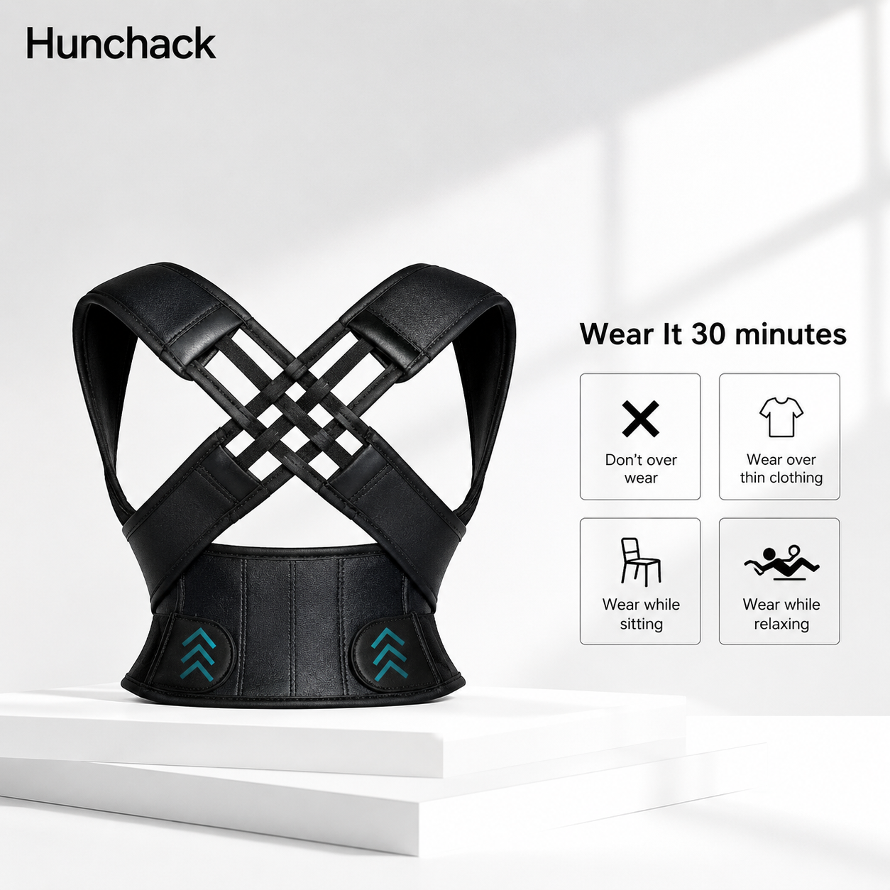Back Brace Posture Corrector for Men and Women,Adjustable Back Posture Belt Invisible