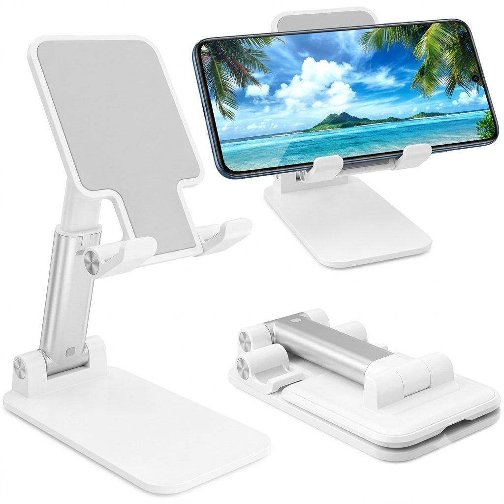 Mobile Phone Stand, Angle Height Adjustable Mobile Phone Holder, Table Stand