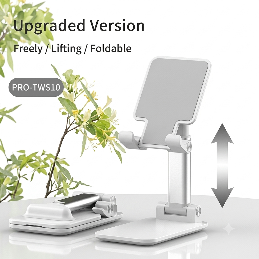 Mobile Phone Stand, Angle Height Adjustable Mobile Phone Holder, Table Stand
